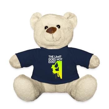 Kletter Spruch Frauen Boulder Felsklettern - Teddy - French Navy - Vorne