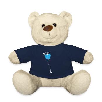 Paper Ship Sea Paper Boat Paper Boat - Teddy Bear - french navy - Front