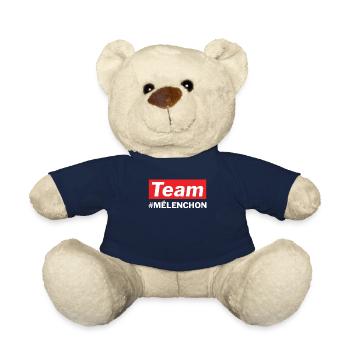 Votez Jean-Luc Mélenchon team président en 2022 - Nounours - bleu marine - Devant