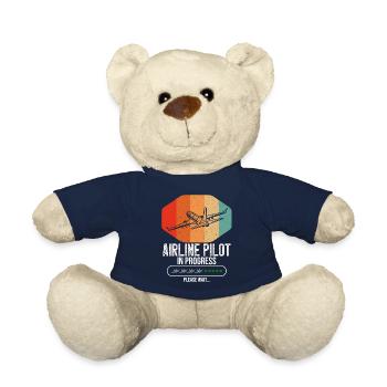 Airline Pilot In Progress Future Airline Pilot Kid - Teddy - French Navy - Vorne