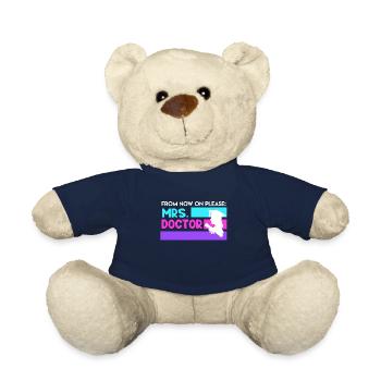 Doctor 2022 Doctorate - Teddy Bear - french navy - Front