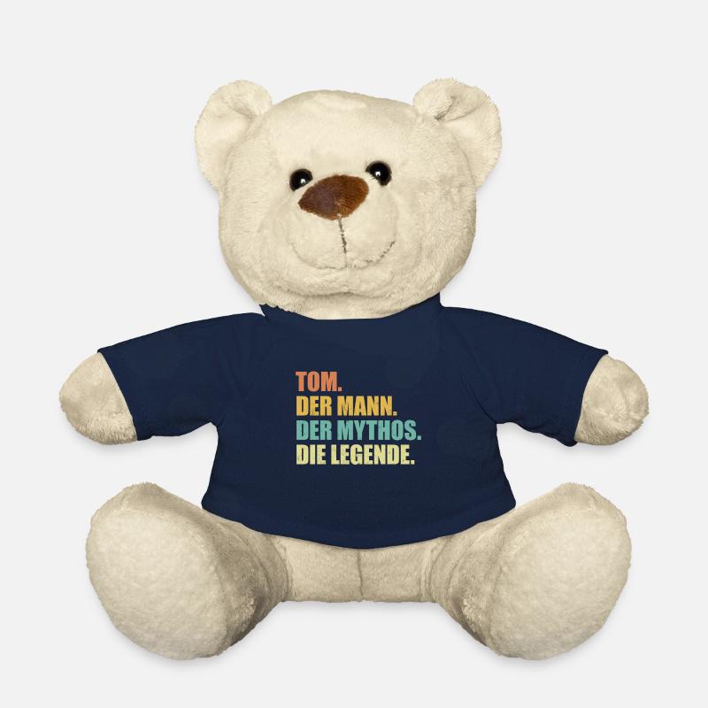 Tom Name Mythos Legende Spruch Geschenk - Teddy - French Navy