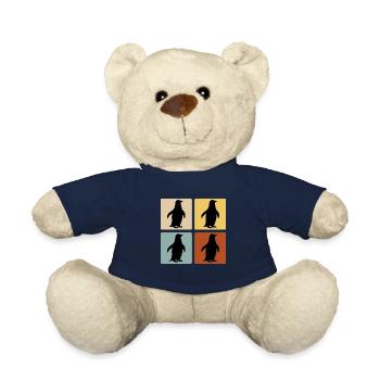 Retro Pinguine - Teddy - French Navy - Vorne