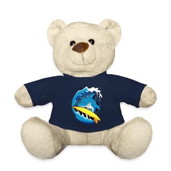 Shark Surfer Surfer Shark Divers - Nounours - bleu marine - Devant