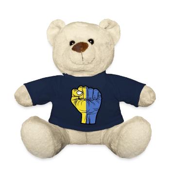 Ich stehe zur Ukraine Ich unterstütze die Ukraine - Teddy - French Navy - Vorne
