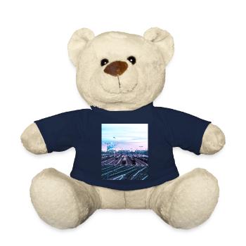 Railway station - Teddy Bear - french navy - Front