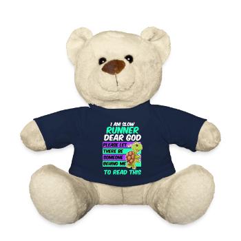 Coureur lent Marathon Semi-marathon Runner - Nounours - bleu marine - Devant