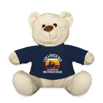 Biker Papa wie ein normaler Vater nur cooler - Teddy - French Navy - Vorne