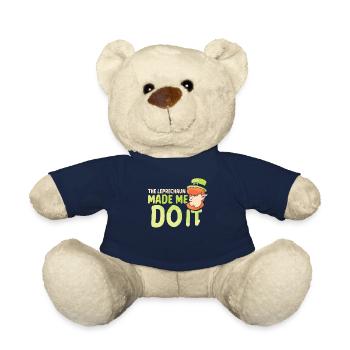 Der Leprechaun Hat Mich Dazu Gezwungen Kobold Ire - Teddy - French Navy - Vorne