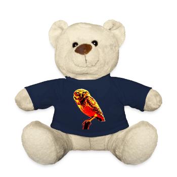 owl owl - Teddy Bear - french navy - Front