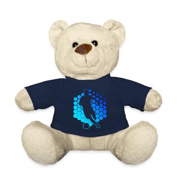 Football Football Football Jeu De Football Jouer au Football - Nounours - bleu marine - Devant