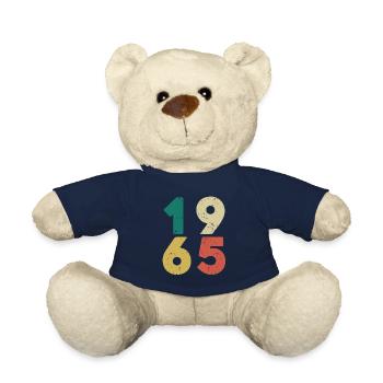 1965 - Millésime 1965 Rétro Vintage - Nounours - bleu marine - Devant