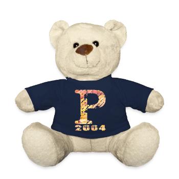 P 2004 Name Geburtsjahr Geschenk - Teddy - French Navy - Vorne