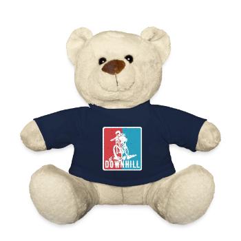 Downhill Mountain Bike MTB RetroVintage - Teddy Bear - french navy - Front