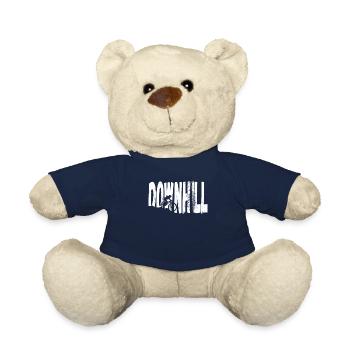 Downhill MTB Natur Berge Retro Wave Vintage - Teddy - French Navy - Vorne