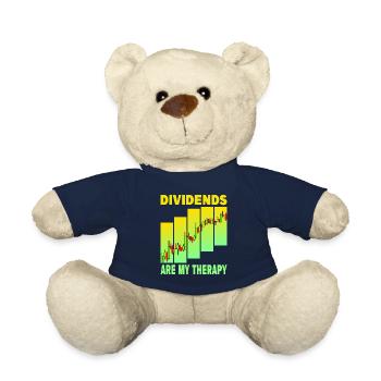 Dividends are my Therapy - Teddy Bear - french navy - Front