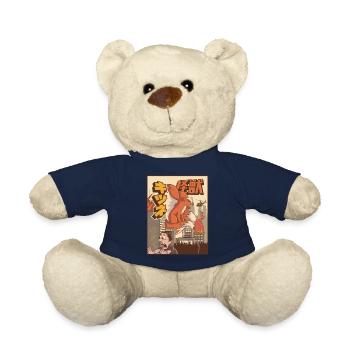 Kaiju Kitsune Renard à neuf queues Japonais Ge - Nounours - bleu marine - Devant