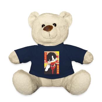 Anime Boy Bruh Japanese Vaporwave Aesthetic Ge - Teddy Bear - french navy - Front