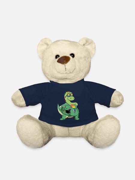 Süßer Dino T-rex Kostüm LGBTQ LGBT LGBTQ+ Pride - Teddy - French Navy