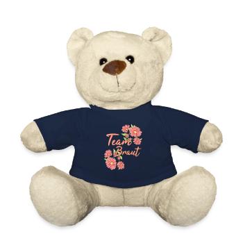 Enterrement de vie de jeune fille de l’équipe Bride - Nounours - bleu marine - Devant