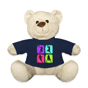 Vintage Women's Basketball - Teddy Bear - french navy - Front