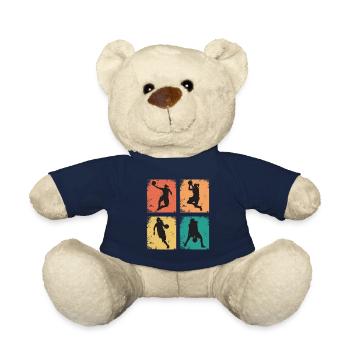 Vintage Women's Basketball - Teddy Bear - french navy - Front