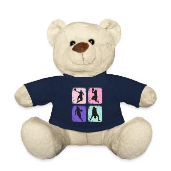 Vintage Women's Basketball - Teddy Bear - french navy - Front