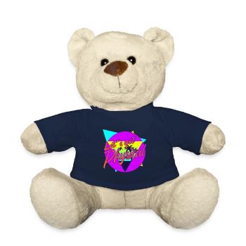 Obtenons un entraînement rétro vintage physique des années 80 - Nounours - bleu marine - Devant