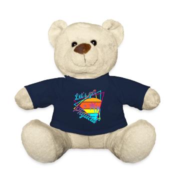 Obtenons un entraînement rétro vintage physique des années 80 - Nounours - bleu marine - Devant