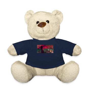 Anemoiacore Aesthetic Border Space Weirdcore - Teddy Bear - french navy - Front