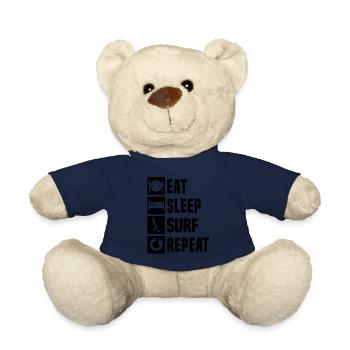 Surfer Women Windsurfer Surfing Windsurfing - Teddy Bear - french navy - Front