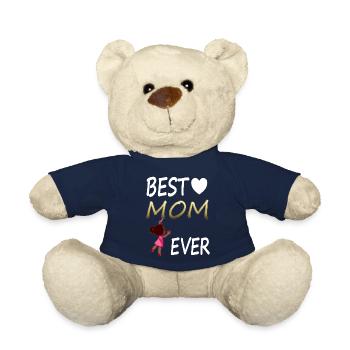 Mother's Day Celebrate Best Mom Best Mother Gift - Teddy Bear - french navy - Front