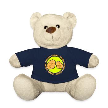 Stiefvater Stiefpapa Stepdad Vatertag - Teddy - French Navy - Vorne