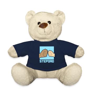 Beau-père Beau-père Beau-père Fête des pères - Nounours - bleu marine - Devant