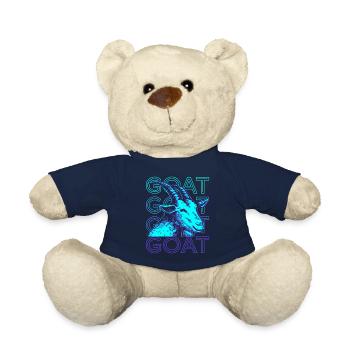 Chèvre Rétro - Nounours - bleu marine - Devant