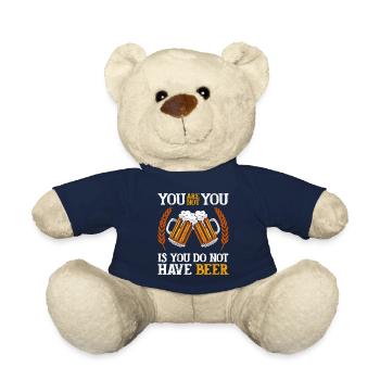 Biertrinker Männer Bier - Teddy - French Navy - Vorne