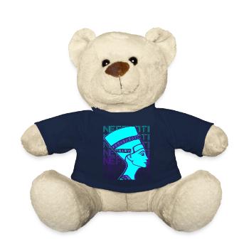 Nofretete Ägyptische Königin Altes Ägypten Retro - Teddy - French Navy - Vorne