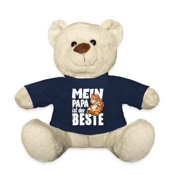 Mein Papa ist der BESTE für einen Papa Vater Papi - Teddy - French Navy - Vorne