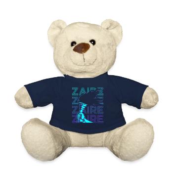 Zaire Kongo Kongolesisch Retro - Teddy - French Navy - Vorne