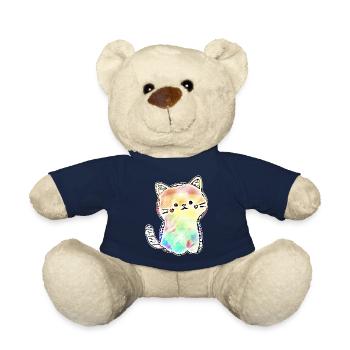 The redro cat in color - Teddy Bear - french navy - Front