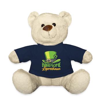 Pretty leprechaun St Patrick's Day Leprechaun Irish - Teddy Bear - french navy - Front