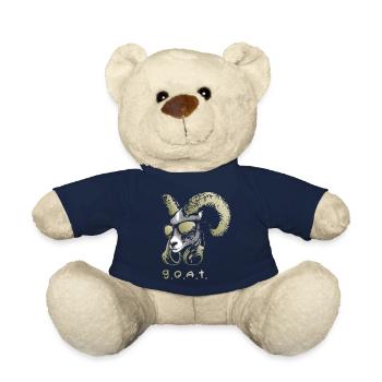 DJ Goat Bling G.O.A.T. Animal de música genial y - Nounours - bleu marine - Devant