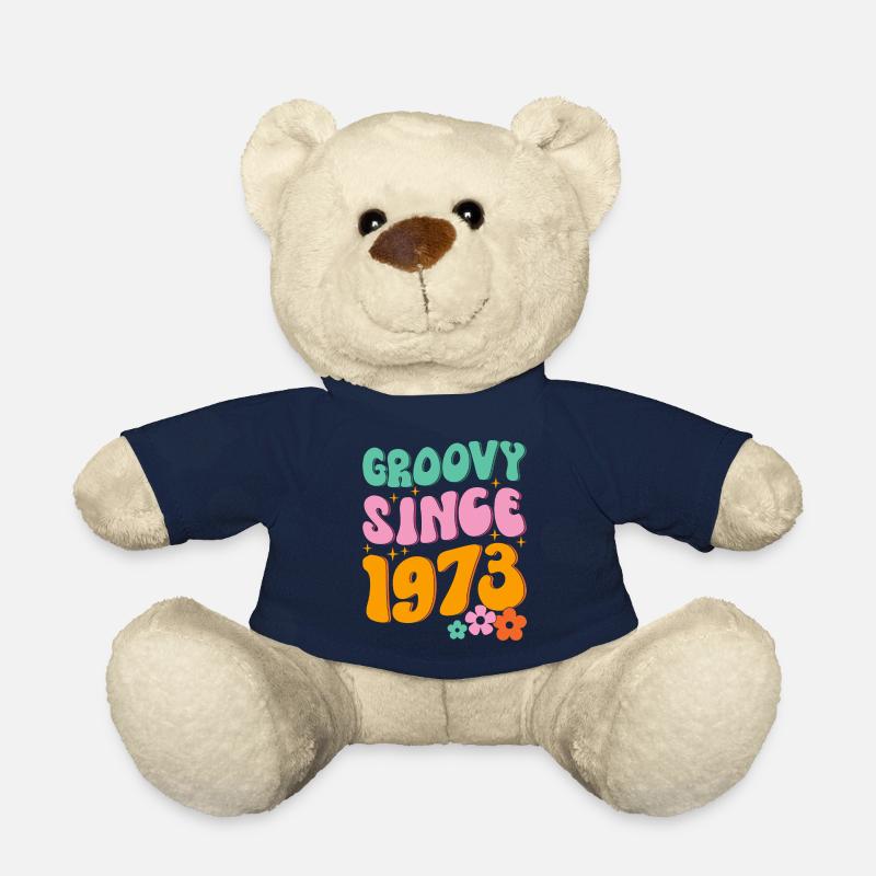 Groovy Hippie since 1973 - Teddy Bear - french navy