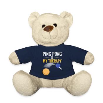 ping pong is my therapy - Teddy Bear - french navy - Front