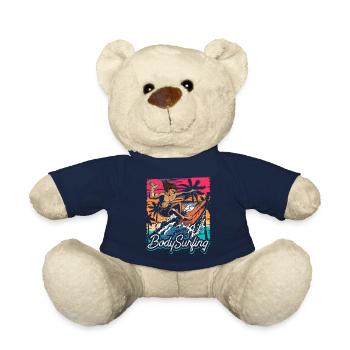 Bodysurfen Bodysurf Bodysurfing Bodysurfer Hobby - Teddy Bear - french navy - Front