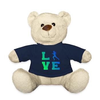 Race Fitness Women Running Cross Country Running - Teddy Bear - french navy - Front