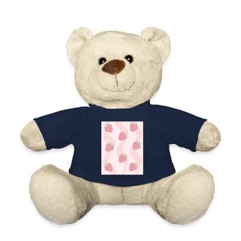 Dänische Pastell-Ästhetik-Erdbeeren - Teddy - French Navy - Vorne