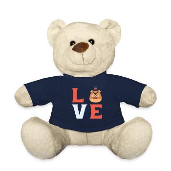 Wildlife Animal Digger Mole Lover Mole Whisper - Teddy Bear - french navy - Front