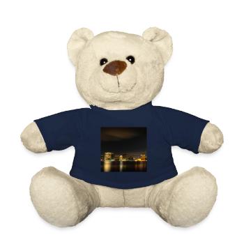Großstadt Skyline bei Nacht - Teddy - French Navy - Vorne
