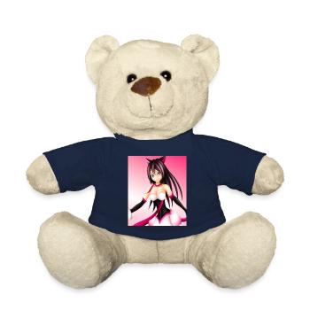Japan Anime Drawing - Teddy Bear - french navy - Front